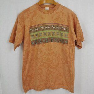 Indigenous Dreamings Vintage Australian Made Aboriginal Graphic Shirt XL